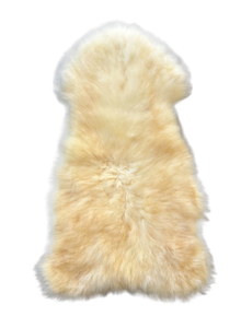 XL Albanisches Lammfell Cremeweiß – Bild 2