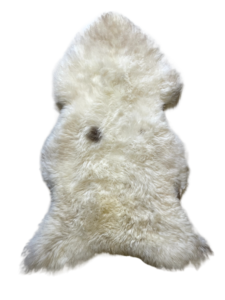 Peaux de mouton anglaises de couleur blanc cassé – Image 2