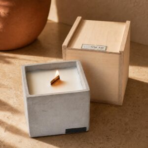 Outdoor Kubus Kaars M 11x11cm